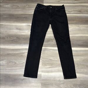 Levi's Black Skinny Jeans Classic Style size 34